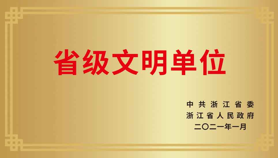 仙居邦爾 | 我院獲2020年度“省級文明單位”榮譽(yù)稱(chēng)號